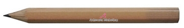 Hex Natural Finish Golf Pencils