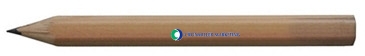Hex Natural Finish Golf Pencils