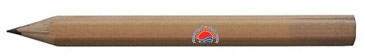 Hex Natural Finish Golf Pencils