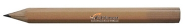 Hex Natural Finish Golf Pencils