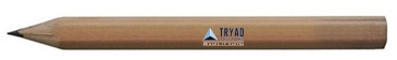 Hex Natural Finish Golf Pencils