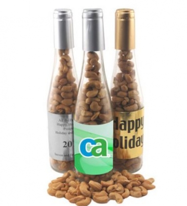 Champagne Bottle w/ Pistachios