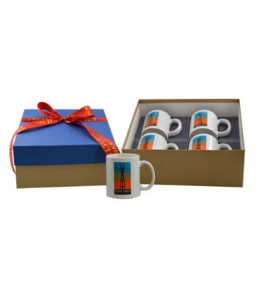 4 Full Color Mug Deluxe Gift Box