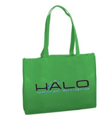 Textured Non Woven Tote Bag - Full Color