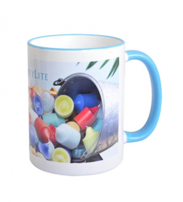 Mug 11oz with Colored Accents - Full Color