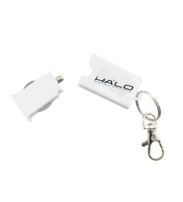 USB Car Charger on a Keychain