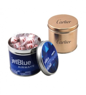 Round Tin with Starlight Peppermints