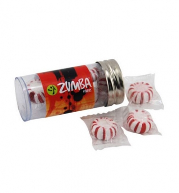 Small 3" Candy Tube with Starlight Mints