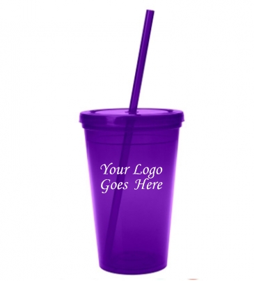 16 Oz. Sunsplash Double Wall Tumbler