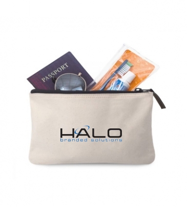 Avery Cotton Zippered Pouch