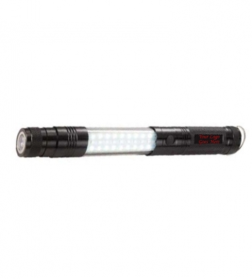 Telescopic Magnetic COB LED Flashlight w/Sidelight