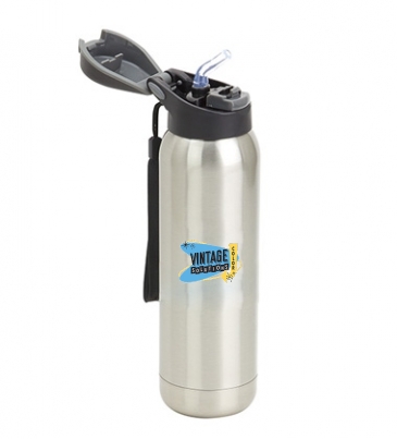 Stratford 17 oz Pop-Top Vacuum Insulated Stainless Steel Bottle