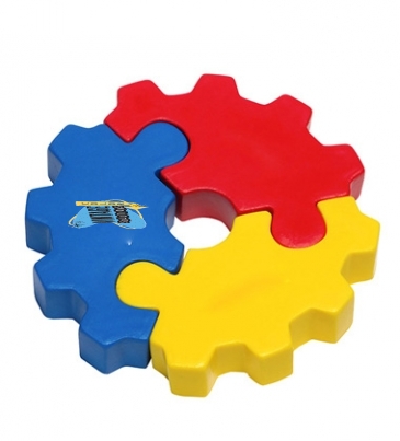 3 Piece Gear Puzzle Set Stress Reliever