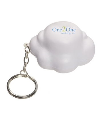 Cloud Stress Reliever Key Chain
