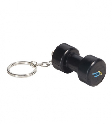 Dumbbell Stress Reliever Key Chain