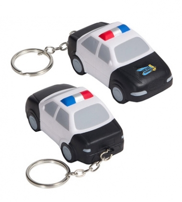 Police Car Stress Reliever Key Chain