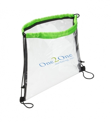 Clear Bag with Drawstring