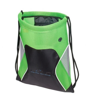 Jumbo Globetrotter Mesh Fabric Drawstring Bag