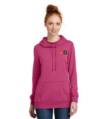 District Made® Ladies Lightweight Fleece Hoodie