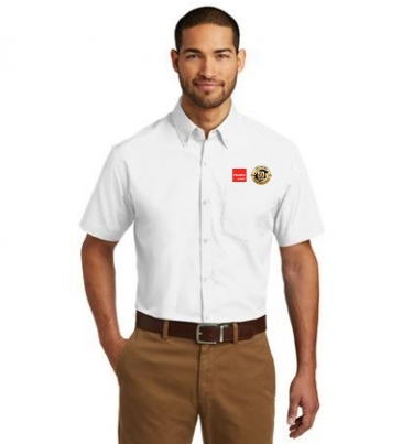 Port Authority® Short Sleeve Carefree Poplin Shirt