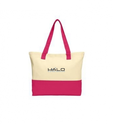 Port Authority® Colorblock Cotton Tote