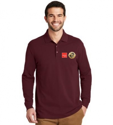 Port Authority® EZCotton™ Long Sleeve Polo