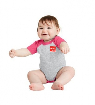 Rabbit Skins™ Infant Baseball Fine Jersey Bodysuit