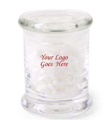 Small Glass Mint Jar