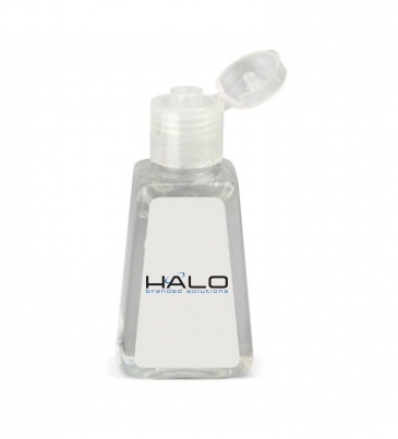 Hand Sanitizer Gel: 1 oz Triangle Bottle