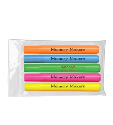 Brite Spots® Highlighters - USA Made - 5 Ct