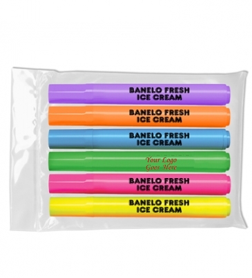 Brite Spots® Highlighters - USA Made - 6 Ct