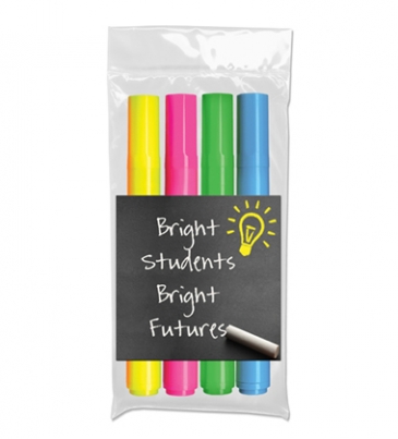Brite Spots® Highlighters with Custom Insert Card - USA Made