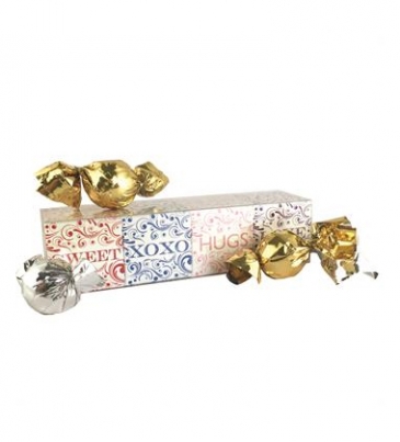 4 Cube Acetate Gift Box with Truffles