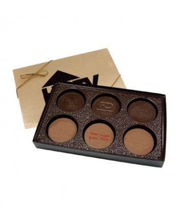Cookie Gift Box with 6 Round Cookies