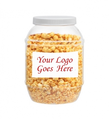 Large Plastic Jar - Caramel Popcorn