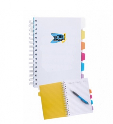 Spiral Notebook with Tabs