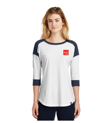 New Era ® Ladies Heritage Blend 3/4-Sleeve Baseball Raglan Tee