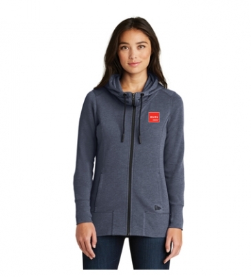 New Era ® Ladies Tri-Blend Fleece Full-Zip Hoodie