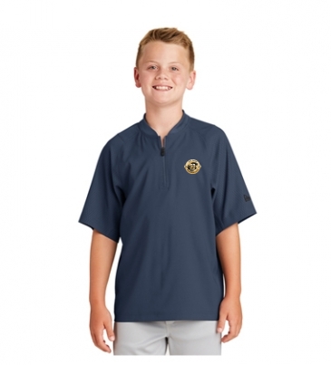 New Era® Youth Cage Short Sleeve 1/4-Zip Jacket