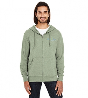 Threadfast Apparel Unisex Triblend French Terry Full-Zip