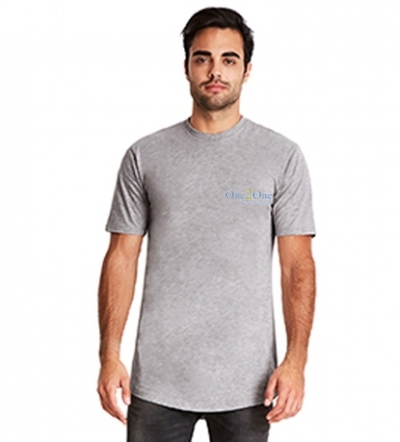Next Level Apparel Men's Cotton Long Body Crew