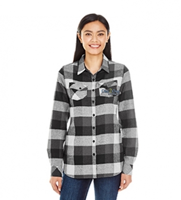 Ladies' Plaid Boyfriend Flannel Shirt
