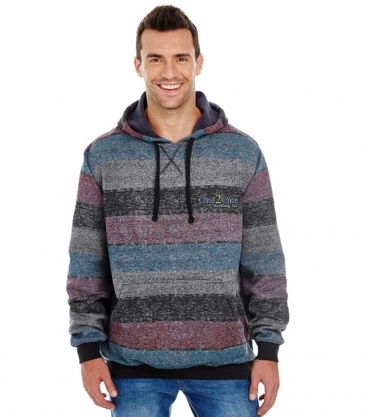Men's Printed Stripe Marl Pullover