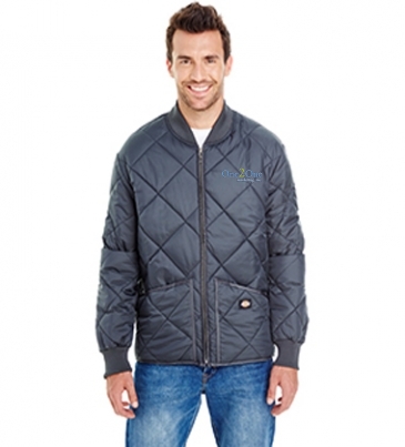 Unisex Diamond Quilted Nylon Jacket