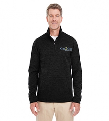 Men's Newbury Mélange Fleece Quarter-Zip