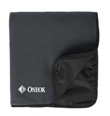 Port Authority Fleece & Poly Travel Blanket