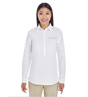 Ladies' Perfect Fit™ Half-Placket Tunic Top