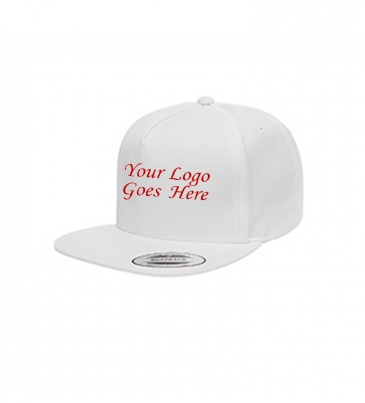 upoong Adult 5-Panel Cotton Twill Snapback Cap
