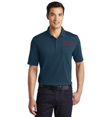 Port Authority®  Dry Zone®  UV Micro-Mesh Pocket Polo