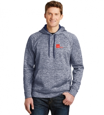 Sport-Tek® PosiCharge® Electric Heather Fleece Hooded Pullover